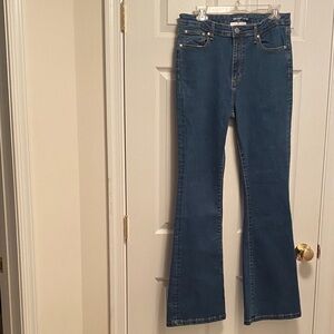 On 34th Flare Leg Jeans…size 14